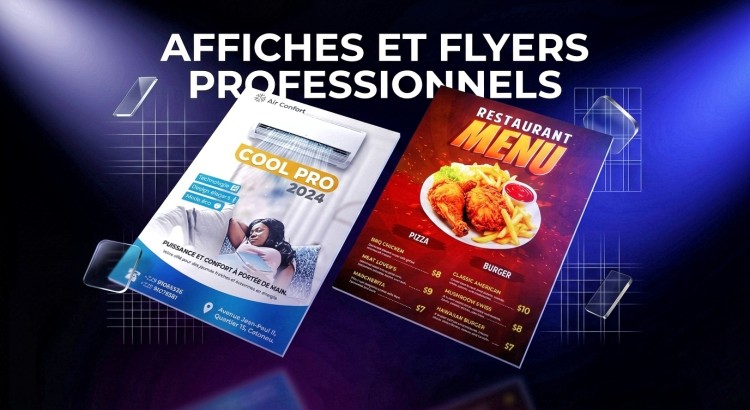 Je réalise des flyers et affiches professionnels pour promouvoir votre activité ou événement.